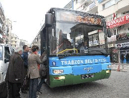 Belediye otobüsleri hizmete girdi